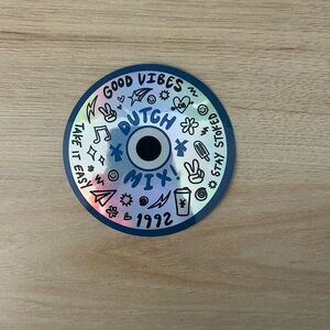 Dutch Bros Blue and Black Retro Sticker